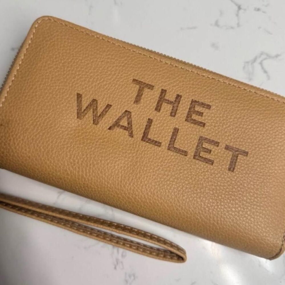 Women's Tan and Brown Wallet-purses